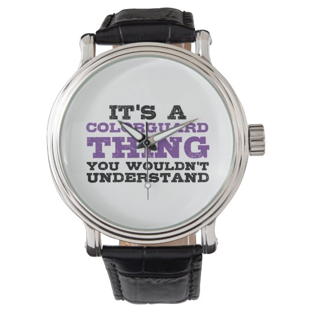 Het is een Colorguard ding Horloge (Voorkant)