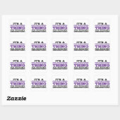 Het is een Colorguard ding Vierkante Sticker (Vel)