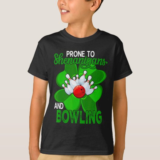Het is een combinatie van Shenanigans en Bowling S T-shirt (Voorkant)