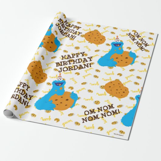 Het is een Cookie Feest Patroon Cadeaupapier (Uitgerold)