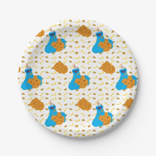 Het is een Cookie Party Pattern Papieren Bordje (Voorkant)
