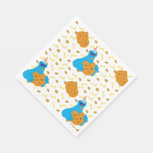 Het is een Cookie Party Pattern Servet (Hoek)