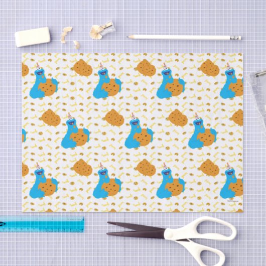 Het is een Cookie Party Pattern Tissuepapier (Craft)