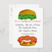 Het is een Cookout Uitnodiging (Voorkant / Achterkant)