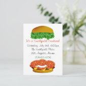 Het is een Cookout Uitnodiging (Staand voorkant)