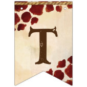 Het is een cowboy baby shower aangepaste naam vlaggetjes (Derde vlag)