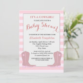Het is een Cowgirl Country Baby shower Kaarten (Staand voorkant)