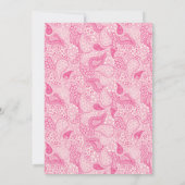 Het is een COWGIRL Meisjes Baby shower Invitation Kaart (Achterkant)