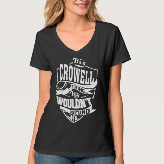 Het is een CROWELL-ding T-shirt (Voorkant)