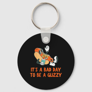 Het is een D-dag om een Glizzy 4 juli hotdog Lo te Sleutelhanger
