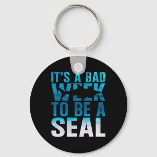 Het is een D-week om een zeehond haaienliefhebber Sleutelhanger