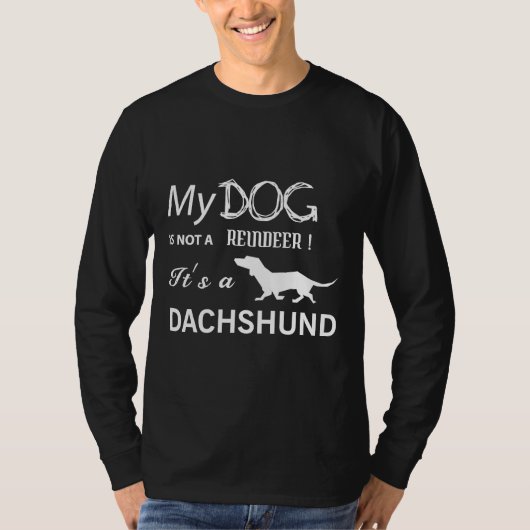 Het is een Dachshund T-shirt (Voorkant)