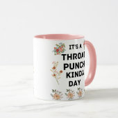 Het is een dag keelpunch. mok (Voorkant rechts)