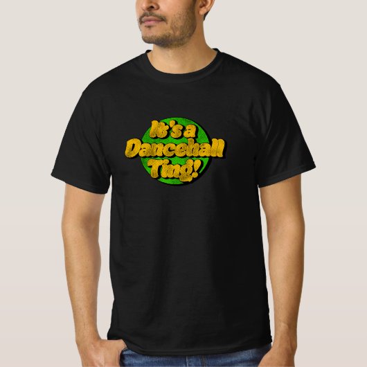 Het is een Dancehall Ting! Reggae T-shirt (Voorkant)