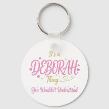 Het is een Deborah-ding Roze Goud Vrouwen Cadeau