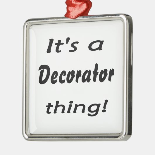 Het is een decoratie ding. (Links)