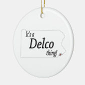 Het is een DELCO-ding! Keramisch Ornament (Links)