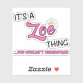 Het is een dierentuin die je niet zou begrijpen. sticker (Vel)