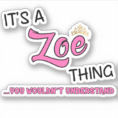 Het is een dierentuin die je niet zou begrijpen. sticker (Voorkant)