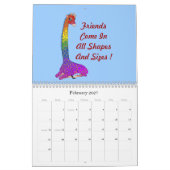 Het is een dierentuin! Meestal Giraffes... Kalender (Feb 2027)