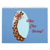 Het is een dierentuin! Meestal Giraffes... Kalender (Hoes)