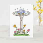 Het is een Ding van de Lente - Wenskaart Kaart (Gele Bloem)