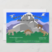 Het is een DINO-Mite verjaardag Kaart (Voorkant)