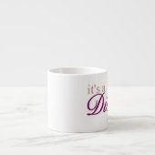 Het is een diva Ding Coffee Mok (Voorkant)