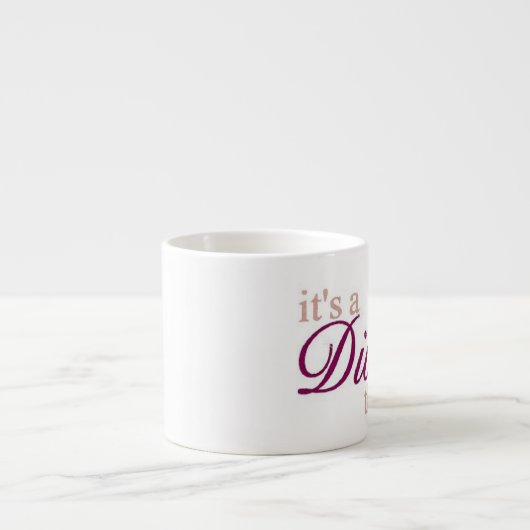 Het is een diva Ding Coffee Mok (Voorkant)