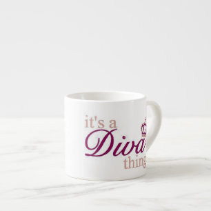 Het is een diva Ding Coffee Mok