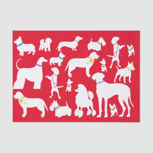 Het is een Dogs-leven Tissuepapier (Voorkant)