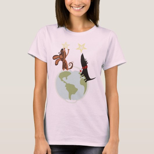 Het is een Dogs-wereld T-shirt (Voorkant)