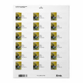 Het is een Dogwood Waterfall Address Label (Full Sheet)