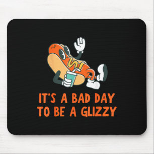 Het is een dolle dag om een Glizzy 4 juli hotdog t Muismat