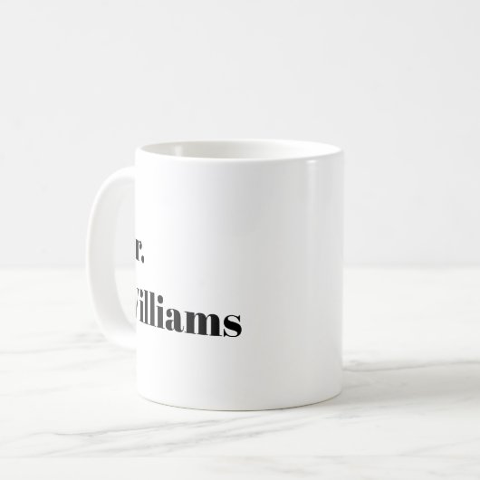  "Het is een Dr." PHD Afstuderen Cadeau Koffiemok (Voorkant links)