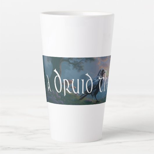 Het is een Druïde-ding Latte Mok (Voorkant)