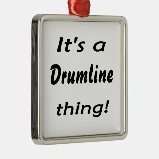 Het is een drumline ding! metalen ornament (Rechts)