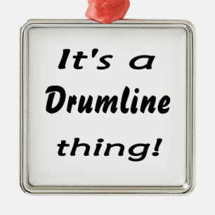 Het is een drumline ding! metalen ornament