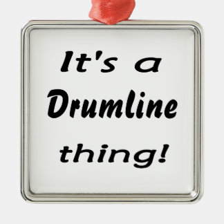 Het is een drumline ding! metalen ornament