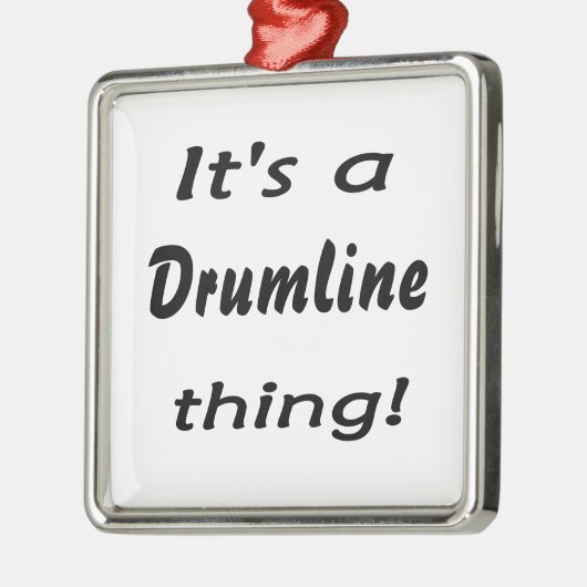 Het is een drumline ding! metalen ornament (Links)