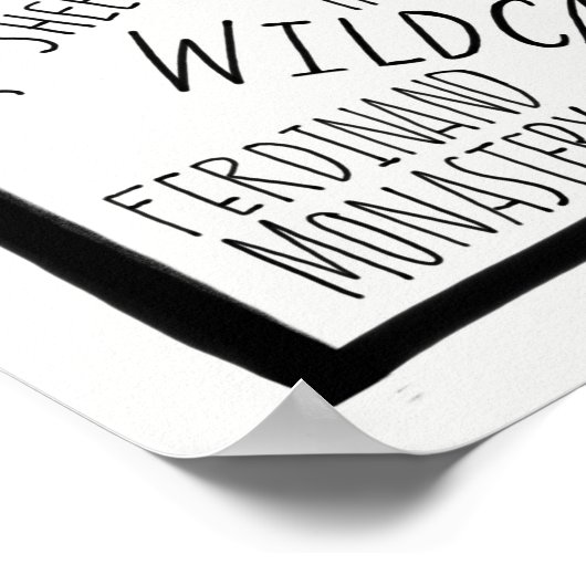 Het is een Dubois County Ding Poster (Hoek)