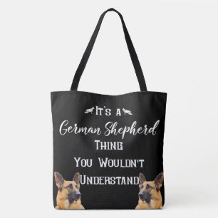 Het is een Duits Shepherd-ding Tote Bag