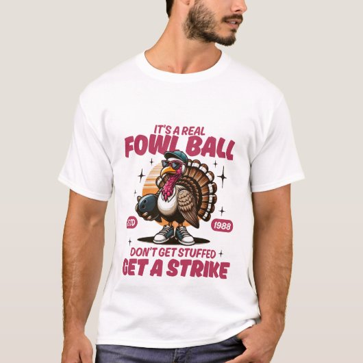 Het is een echte vogelbal t-shirt (Voorkant)
