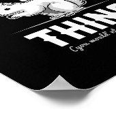 Het is een eekhoorn die grappig is en een Schattig Poster (Hoek)