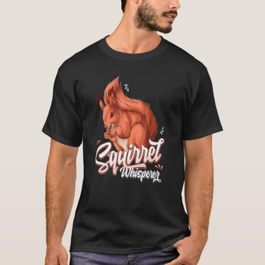Het is een eekhoorn die grappig is van het bos t-shirt (Voorkant)