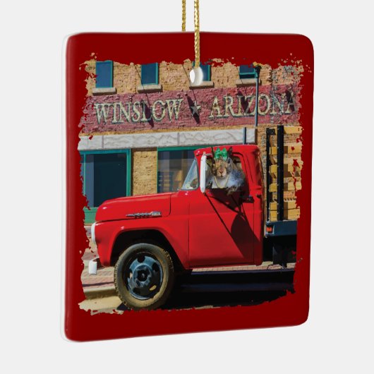 Het is een eekhoorn, mijn Heer Keramisch Ornament (Rechts)