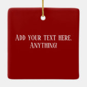 Het is een eekhoorn, mijn Heer Keramisch Ornament (Achterkant)