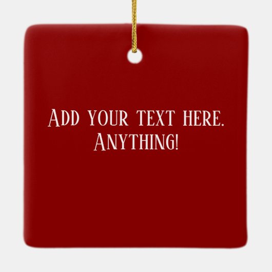 Het is een eekhoorn, mijn Heer Keramisch Ornament (Achterkant)