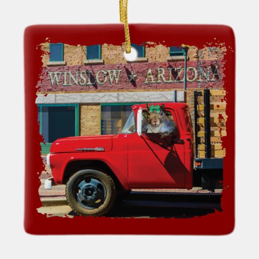 Het is een eekhoorn, mijn Heer Keramisch Ornament (Voorkant)