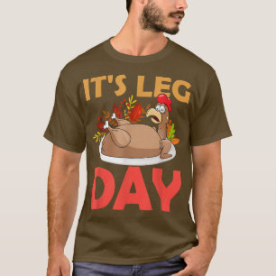 Het is een eend-dag Thanksgiving Gym Rat-poot-werk T-shirt